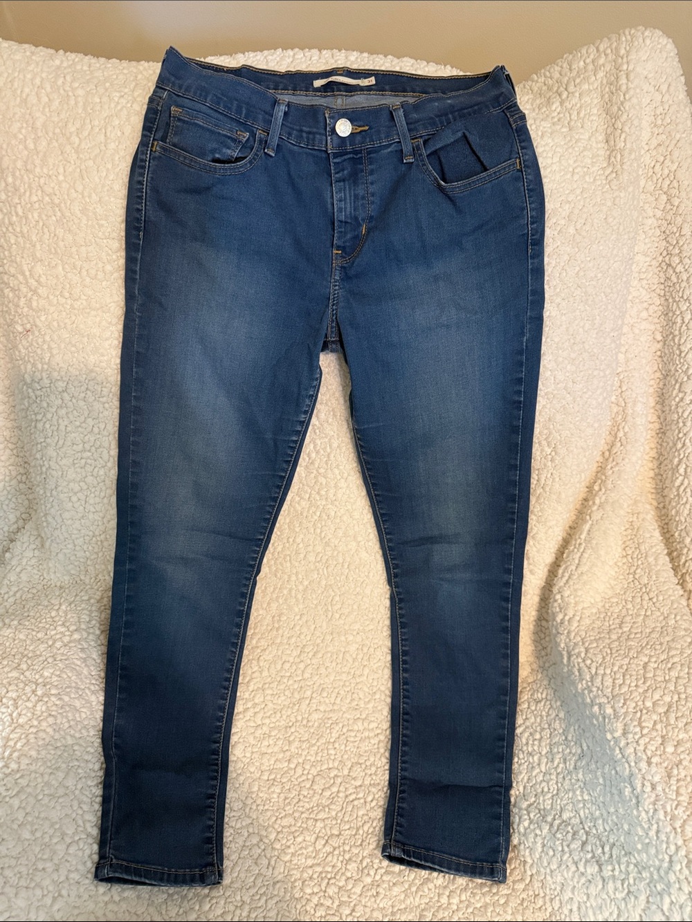Levi's Dark Blue Skinny Stretch Jeans
